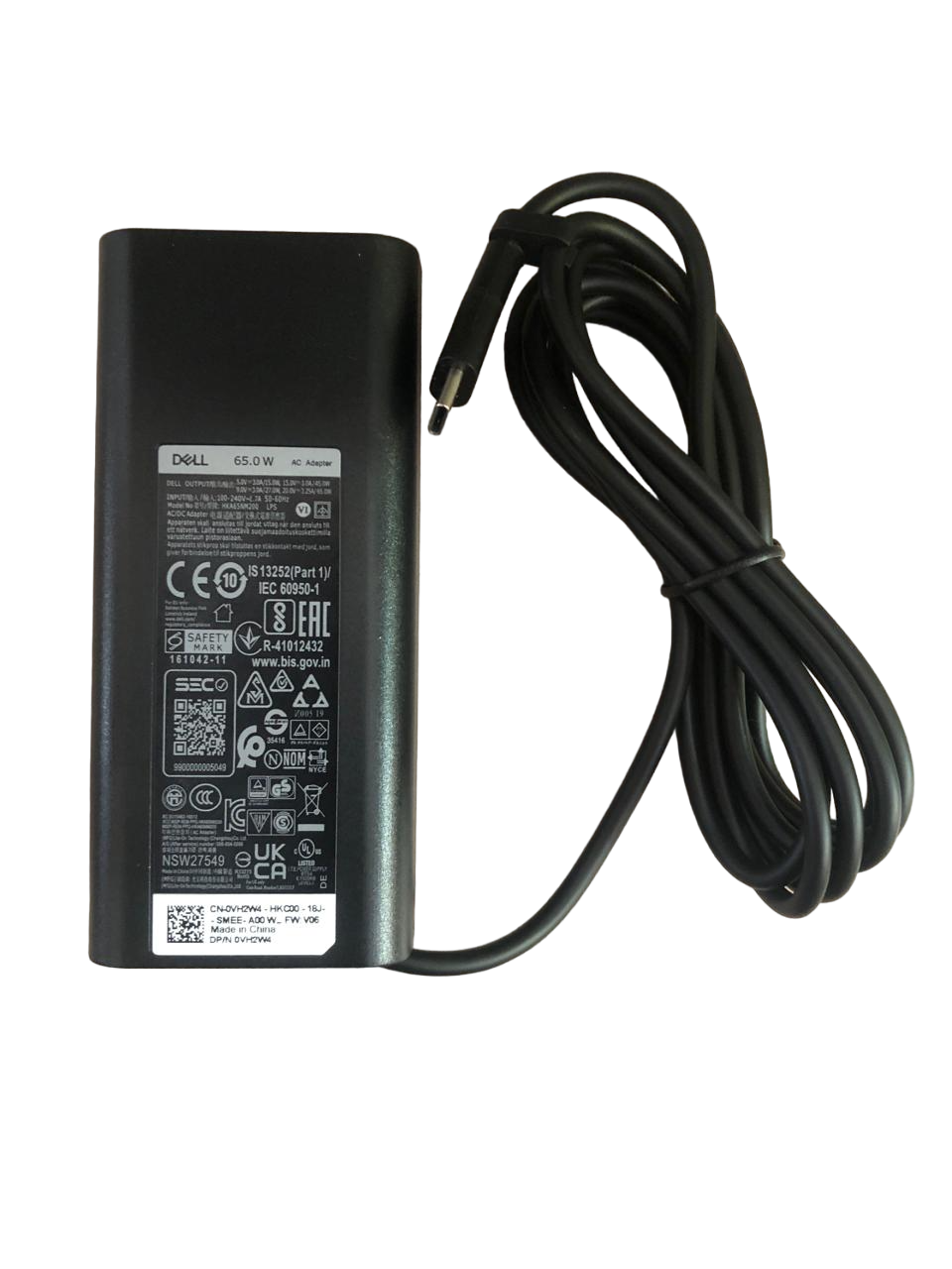DE9777-O, DELL, ORIGINAL, AC ADAPTERS, 20V, 3.25A, TIP TYPE C, 65W, OVAL - DE9777-O - AmericanStock Guadalajara, Jal.