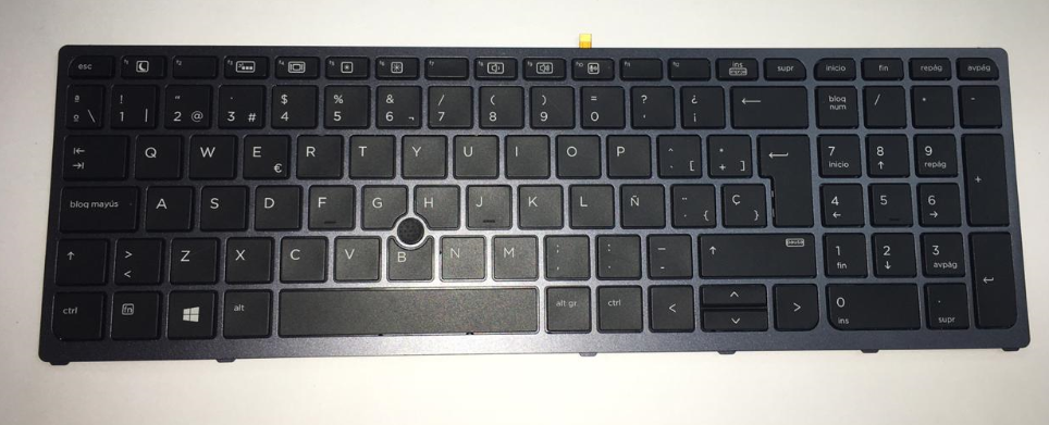 827028-171, KEYBOARD HP PROBOOK 450 G3 455 G3 470 G3 NEGRO EN ESPANOL - 827028-171 - AmericanStock Guadalajara, Jal.