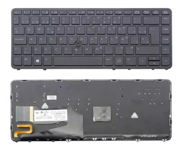 NP 730794-161 - HP ELITEBOOK 840 G1, 840 G2, 850 G1, 850 G2 - KEYBOARD WITH TRACKPOINT - NEW - 730794-161 - AmericanStock Guadalajara, Jal.